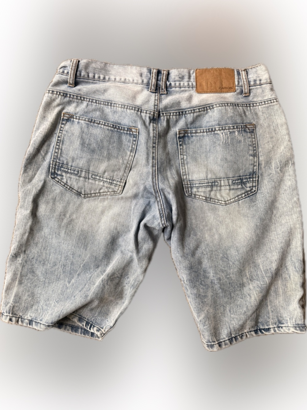 DSQUARED2 Light Blue Distressed Denim Men’s Shorts - Picture 2 of 3